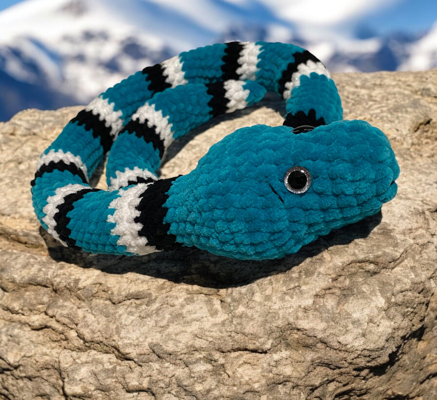 Crocheted Cuddly Snake