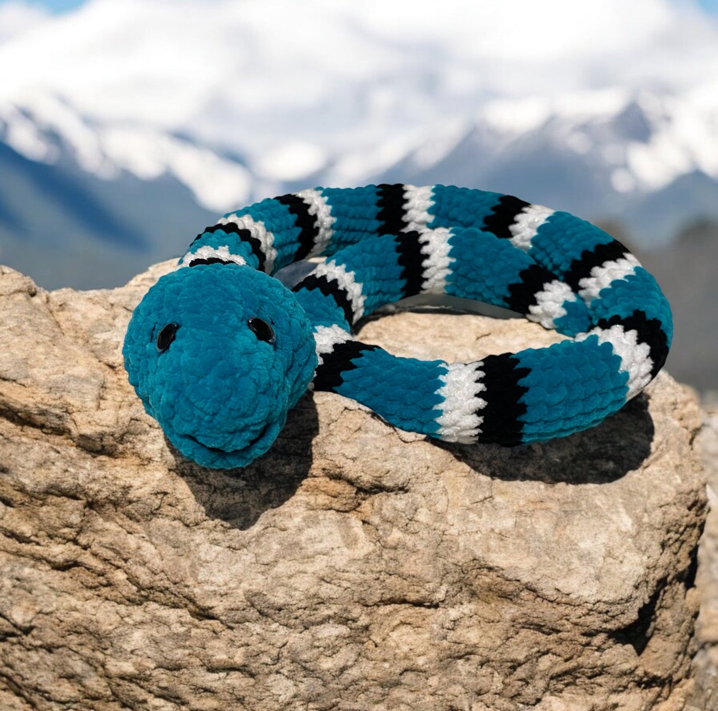Crocheted Cuddly Snake