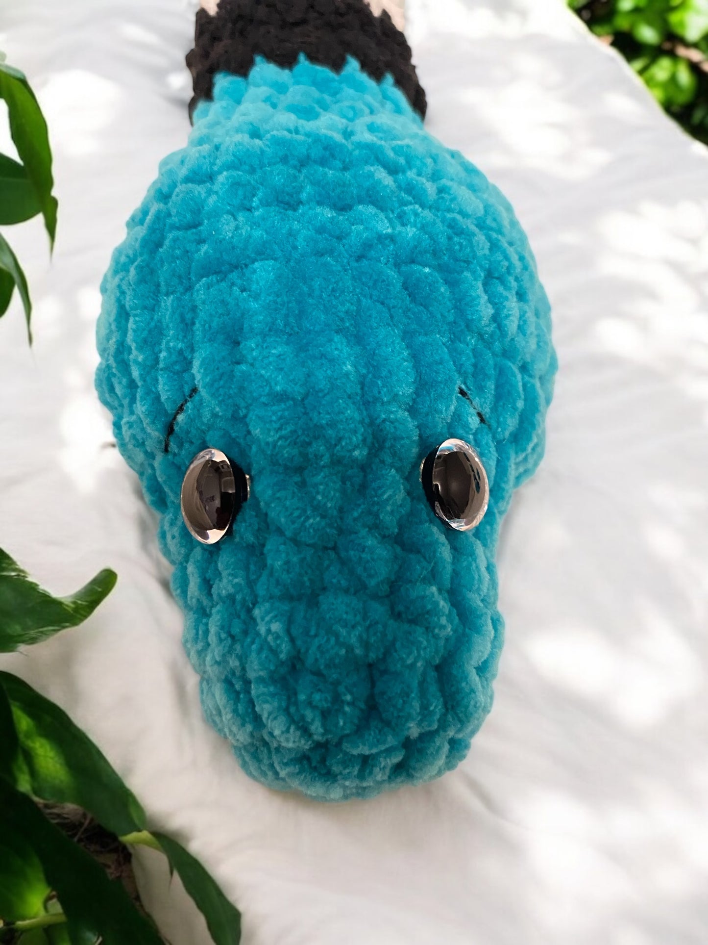 Crocheted Cuddly Snake