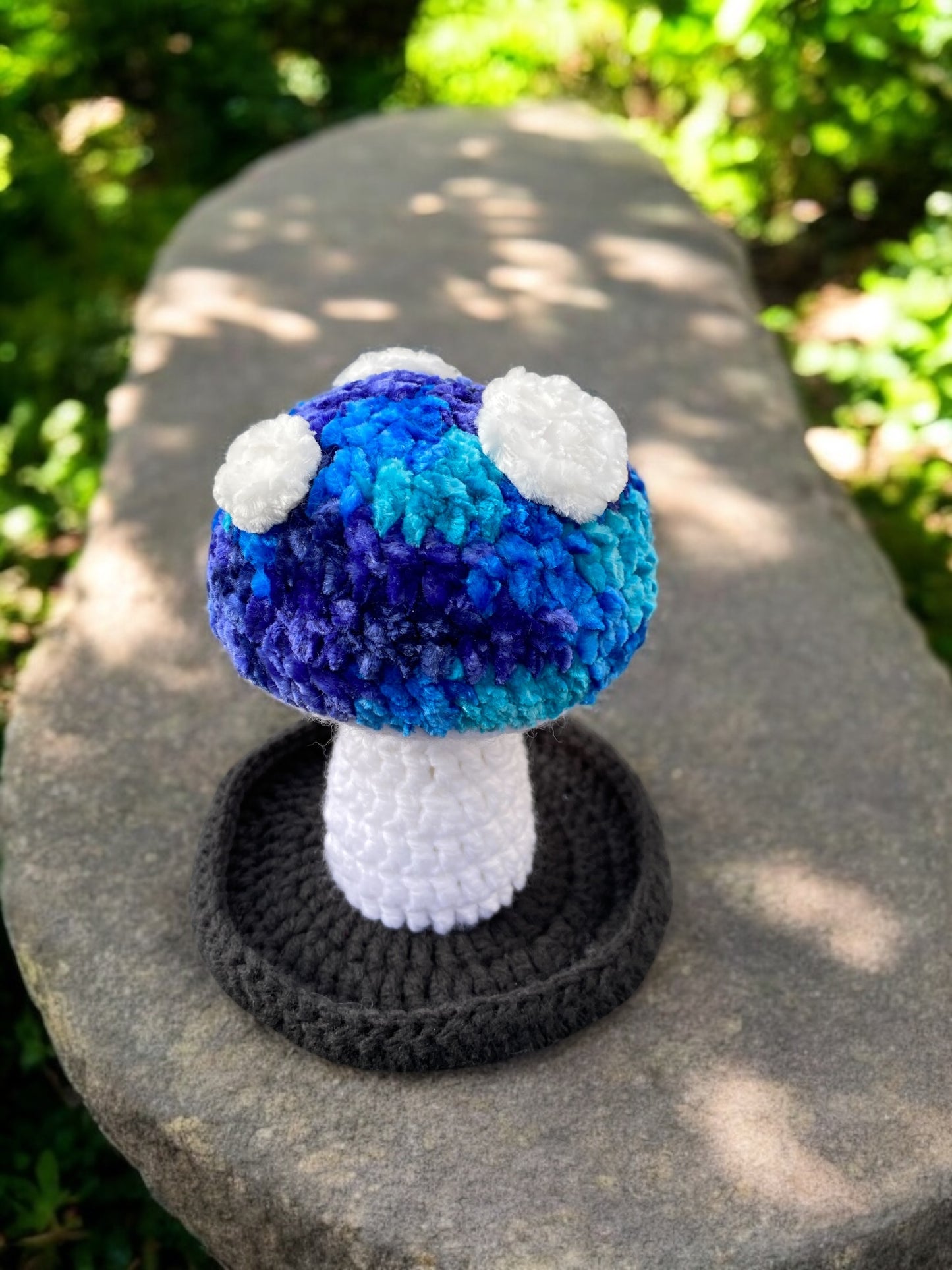 Crocheted Mushroom Earring/Jewelry Holder