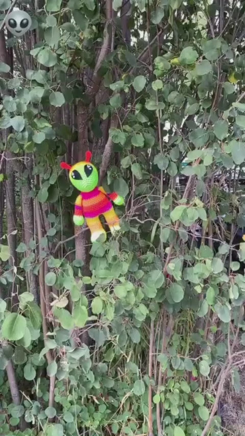 Crocheted Alien
